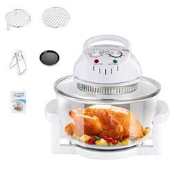 Freidora de Aire Caliente compacta, Horno portátil, freidora de Salud de Aire Caliente sin Aceite, Temporizador y Control de Temperatura (Juego mecáni precio