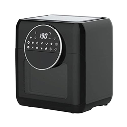 Freidora de Aire 10L Freidoras de Aire Horno Cocina sin Aceite Pantalla táctil Digital LED Ciclo de 360 ° Calefacción Cesta Antiadherente Reemplace la en oferta