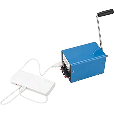 ZCBYBT Cargador De Emergencia USB DC Cargador De Manivela Portátil para La Carga De Teléfonos Móviles Experimento De Física De Supervivencia En Tierra