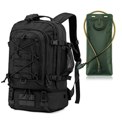 Mardingtop 28L Mochila Militar, Mochilas Hombre Deportivas Mochila Tactica Senderismo Moto Deporte Viaje Playa Montaña Negra for Unisex Rojo (28L - Ne precio