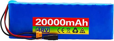 stdpcxz Batería De Bicicleta Eléctrica 48V 20Ah 1000W Capacidad De Alta Potencia 21700 Paquete De Batería De Iones De Litio 20000Mah Bicicleta Eléctri