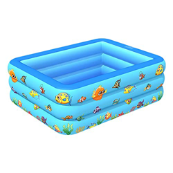 GANMEI Piscina Inflable Centro de NatacióN Familiar SalóN Inflable Piscina para NiñOs para JardíN Al Aire Libre Fiesta de Agua de Verano D precio