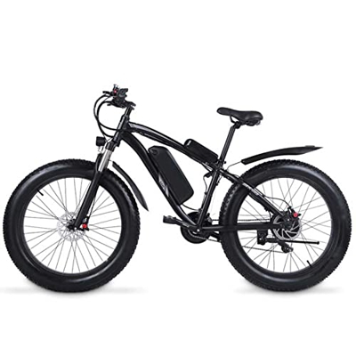 Bicicleta de Montaña Eléctrica for Adultos Plegable con Neumáticos Gruesos Motor Batería Extraíble 48 V y 17 Ah Shimano 7 Velocidades Montar en Sender