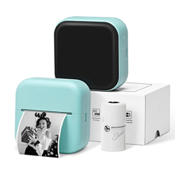 Phomemo M02X Mini Impresora, Impresora de Bolsillo, Movil Impresora Fotográfica Térmica Portátil Bluetooth, Compacta, Blanco y Negro para Notas de Est en oferta