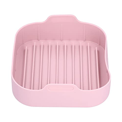 LIZEALUCKY Accesorios Cuadrados para sartenes de Aire Rosa, Bandeja de Herramientas para Hornear, sartén de Silicona fácil de Limpiar, Seguridad alime características