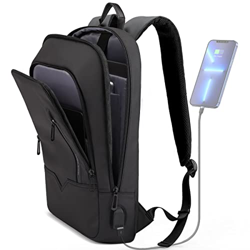 Mochila Hombre Mochila Ordenador Portátil Mochila Ejecutivo Laptop 15.6'' con Puerto USB Ultraligera Delgada Resistante al Agua Antirrobo Mochila Caus en oferta