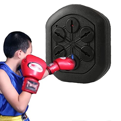 HNCXHX Equipo de Boxeo con Guantes de Boxeo, Objetivos de Pared de reacción de Boxeo con Objetivos Musicales múltiples de Entrenamiento Inteligente el