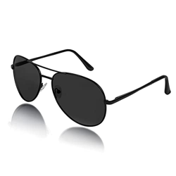 URAQT Gafas de Sol Hombre, 100% Protección UV400 HD Polarized Sunglasses, Super Ligero Marco Metal Gafas Aviador Hombre, Gafas Mujer Hombre para Aire  precio
