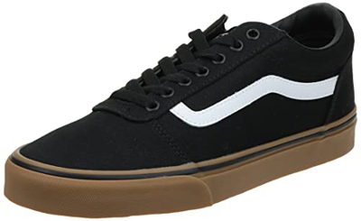 Vans Ward, Zapatillas Hombre, Negro (Canvas/Black/Gum), 42.5 EU