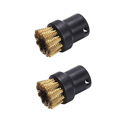 DONGLIANG 2pcs / Set Cepillos de Limpieza de Vapor Aptos for Karcher U50A SC1 SC2 SC3 SC4 SC5 SC7 CTK10 (Color : Golden Black)