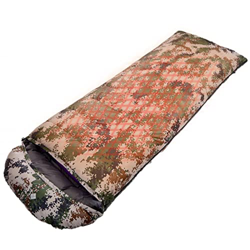 GIMOCOOL Saco de Dormir para Clima frío, Saco de Dormir para Acampar de Camuflaje, Saco de Dormir Ligero, portátil e Impermeable para Clima frío y cál características