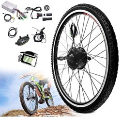 ELBLUS Kit De Conversión De Bicicleta Eléctrica con Pantalla LCD, Neumáticos Interiores Y Exteriores 20" 24" 26" 27,5" 28" 700c Motor De Cubo Trasero  precio