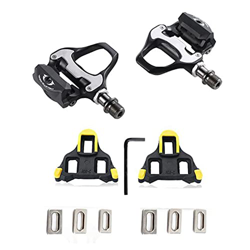 AIDIRui Pedales autobloqueantes para bicicleta de carretera SPD SL Road Bike Clipless Pedales Kit en oferta