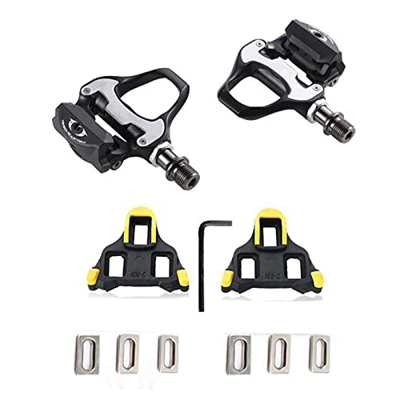 AIDIRui Pedales autobloqueantes para bicicleta de carretera SPD SL Road Bike Clipless Pedales Kit