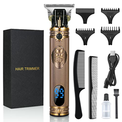 URAQT Maquina Cortar Pelo, Cortapelos Hombre Profesional Eléctrica con 3 Peines-Guía, USB Maquinilla Cortar Pelo Recargable con LED, Cortadora de Pelo precio