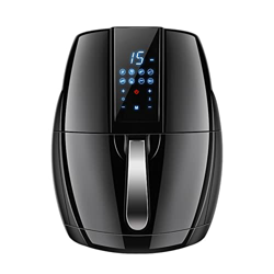 Freidora de Aire Digital, Horno Airfryer Grande de 6L con 8 presintonías, freidoras eléctricas de Aire Caliente, Horno sin Aceite con Pantalla táctil  precio