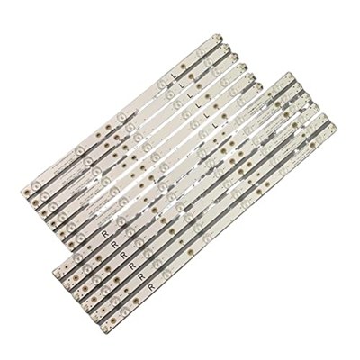 LESLIS 12 unids/Kit de Tiras LED aptas for Philips 50 TV 50PFT4509 50PFH4109 50PFT5300 12 TPT500J1 LE8 500TT25 500TT26 500TT55 500TT56 Tiras de luz de