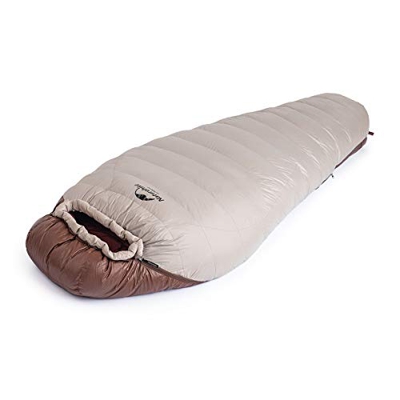 Naturehike Snowbird Saco de Dormir Tipo Momia de Plumón de Pato, Saco de Dormir para Acampar Profesional al Aire Libre, Unisex – Saco de Dormir para A