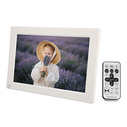 CHICIRIS Marco de Fotos Digital Inteligente Control Remoto 110-240V Marco de Fotos Electrónico para Música de Juegos de Cartas de Fiesta (Enchufe de l precio