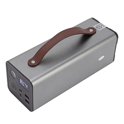 FOTABPYTI Banco de Energía de Emergencia, Fuente de Alimentación Externa de 200 W, Pantalla LCD de 32000 MAh para Picnic (Enchufe de la UE)