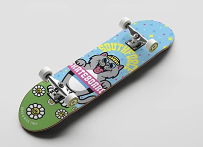 South Force Skateboard Complete Cat Trip 7.875