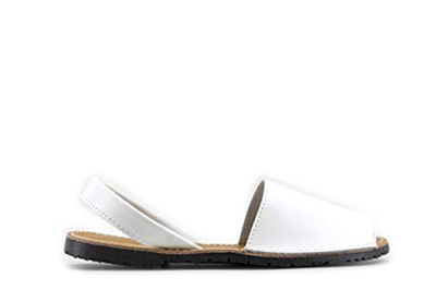 Modelisa - Sandalia Menorquina para Mujer (Blanco, Numeric_39)