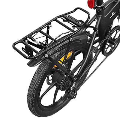 Portaequipajes para bicicleta, color negro, aluminio, 10 kg, capacidad