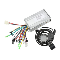 BuyWeek Controlador de Motor de Bicicleta eléctrica, 36V 48V 500W Controlador de Motor de Bicicleta eléctrica 2 en 1 Panel de Pantalla LCD a Color Kit características