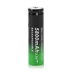 3.7V 5800mAh 18650 Li-Ion batería, Recargable Forpower Bank Led Radio Faro Luz de Emergencia Luz de Linterna 2pcs5800mAh precio