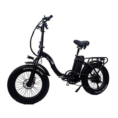 IOPY Bicicleta Eléctrica para Adultos 24'' 48V Batería Litio Extraíble Ebike Llanta Gorda para Senderos En La Selva Nieve Beac (Color : Black, Size : 