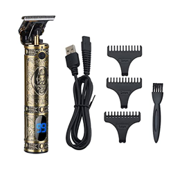 Cortapelos profesional Anself Cortapelos para hombre con recortadora eléctrica, carga USB para hombres y peluqueros en oferta