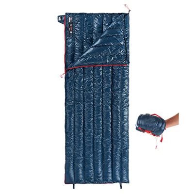 Saco De Dormir De Plumas para Adultos, 800 Fp Saco De Dormir De Mochilero Ultraligero Impermeable De Plumas De Ganso con Saco De Compresión para Clima