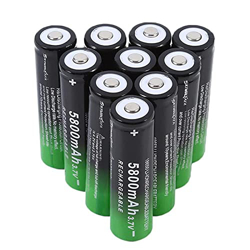 3.7V 5800mAh 18650 Li-Ion batería, Recargable Forpower Bank Led Radio Faro Luz de Emergencia Luz de Linterna 10pcs5800mAh precio
