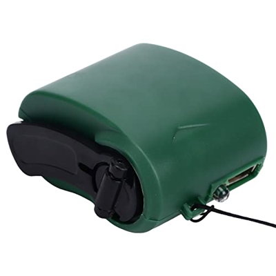 Qcwwy Cargador de Manivela Portátil, Salida USB de 5 V, Fuente de Alimentación de Emergencia, Energía Mecánica en Energía Eléctrica para Cargar Teléfo