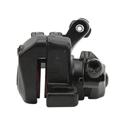 Uxsiya Calibrador Mecánico, Negro, Anticorrosión, Lado Derecho, Fácil de Instalar, Freno de Scooter Eléctrico con Tornillos para una Parada Segura