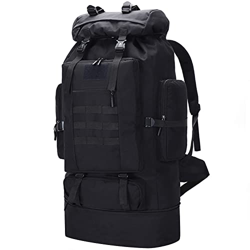 Vaupan Mochila de senderismo, mochila de camping de 100 l con cubierta para la lluvia, mochila de viaje impermeable para deportes al aire libre, mochi precio