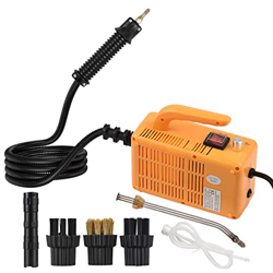 HUIOP Limpiador de Vapor portátil de 2600 W Máquina de Limpieza a Vapor de autocontrol de Mano presurizada de Alta Temperatura con Cabezales de Cepill en oferta