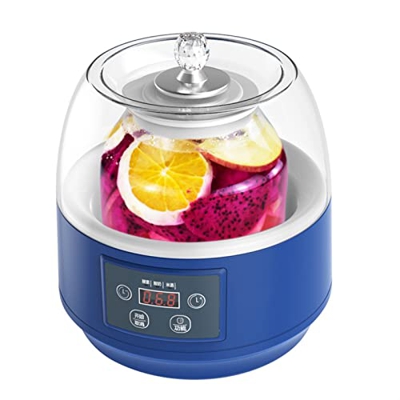 Encimera de máquina de fabricantes de helados, sorbete de yogurt congelado y tazón interno extraíble