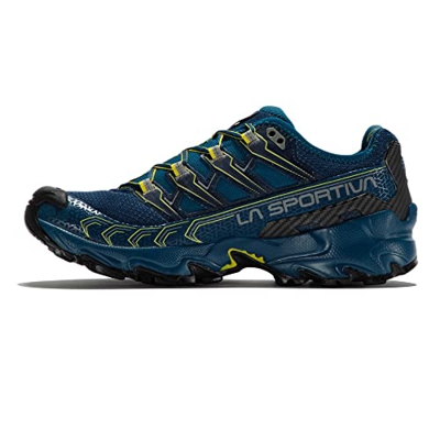LA SPORTIVA Ultra Raptor II, Zapatillas de Mountain Running Hombre, Space Blue/Blaze, 44.5 EU