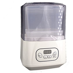 Ice Cream Maker Machine for Home, 1 cuarta de acero inoxidable de acero inoxidable Helado de helados hechos en encimera con temporizador de cuenta reg características