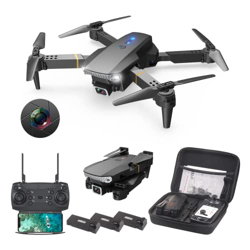 Wipkviey T27 Dron con Cámara para Niños | WiFi FPV Drones Plegable, RC Quadcopter para Principiantes, Regalos y Juguetes para Niños, Equipado con 3 Ba características