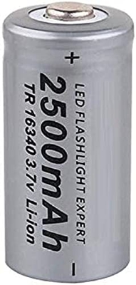 3.7v 2500mah 16340 Cr123a Li-Ion Oplaadbare Batterij, Gebruikt Voor Zaklampen Power Bank Microfoons Koplampen Led-verlichting Camera's 2PCS,10 STUKS