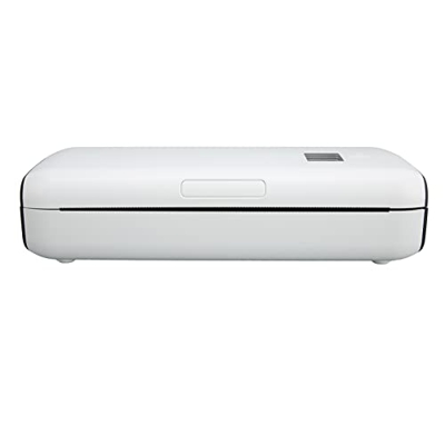 CHICIRIS Mini Impresora Térmica, Impresión Normal 203 dpi A4 Impresora Térmica Portátil de 210 Mm de Ancho con Alto Rendimiento para Uso Doméstico (En