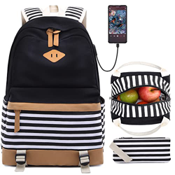 Mochila Escolar para Niñas Adolescente Mochilas escolares Adolescentes Mochila escolar a rayas, Mochila de ocio, Mochila Escolares Mujeres Universitar precio