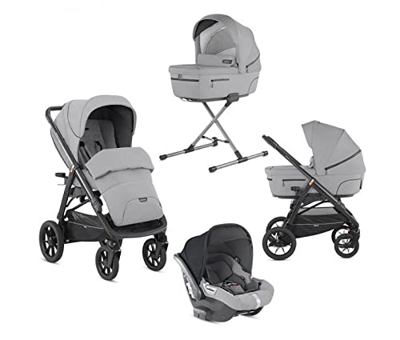 Sillas de paseo marca Inglesina. Modelo System Quattro Aptica Xt Cab Horizon Grey