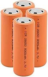 3.7v 8000mah High Power Batterij, Oplaadbaar Voor Koplamp Power Bank Walkie Talkie Audio Apparatuur Apparatuur Microfoon, 6 Stks,6 Stuks en oferta