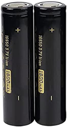 3.7v 1800mah Icr 16650 Lithium-Ion Oplaadbare Batterij, Gebruikt Voor Powerbank-microfoons Radiokoplamp Led-Licht Zaklamp 4 Stuks,2 Stuks en oferta