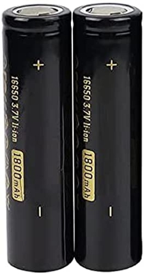 3.7v 1800mah Icr 16650 Lithium-Ion Oplaadbare Batterij, Gebruikt Voor Powerbank-microfoons Radiokoplamp Led-Licht Zaklamp 4 Stuks,2 Stuks