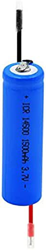 3.7v 1500mah Icr 14500 Li-Ion Oplaadbare Batterij Met 2 DIY-draden, Gebruikt Voor Zaklamp Power Bank Led-lichtmicrofoons Radio's 2 Stuks,1 Stuks precio
