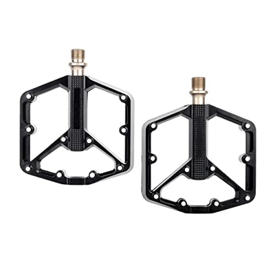 LOVIVER Pedales de Bicicleta, Pedales de Bicicleta Antideslizantes para Ciclismo con rodamientos sellados, Pedales BMX de Carretera de aleación de Alu
